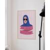 imageHAUS AND HUES Mean Girls Poster  Pink Wall Art Mean Girls Quotes Preppy Wall Art Pink Posters Pink Posters for Room Aesthetic Cute Preppy Room Decor Light Pink Pictures Framed Beige 24quot x 36quot