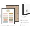 imageHAUS AND HUES Mental Health Poster  Mental Health Wall Art Psychology Posters for Therapist Office Mindfulness Posters Recovery Poster School Psychologist Gifts Unframed 16x20Coping with Anxiety