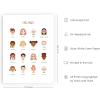 imageHAUS AND HUES Mental Health Poster  Mental Health Wall Art Psychology Posters for Therapist Office Mindfulness Posters Recovery Poster School Psychologist Gifts Unframed 16x20Feelings Chart
