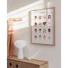 imageHAUS AND HUES Mental Health Poster  Mental Health Wall Art Psychology Posters for Therapist Office Mindfulness Posters Recovery Poster School Psychologist Gifts Unframed 16x20Feelings Chart