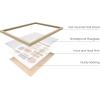 imageHAUS AND HUES Mental Health Poster  Mental Health Wall Art Psychology Posters for Therapist Office Mindfulness Posters Recovery Poster School Psychologist Gifts Unframed 16x20Daily Affirmations