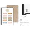 imageHAUS AND HUES Mental Health Poster  Mental Health Wall Art Psychology Posters for Therapist Office Mindfulness Posters Recovery Poster School Psychologist Gifts Unframed 16x20Coping with Anxiety