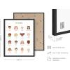 imageHAUS AND HUES Mental Health Poster  Mental Health Wall Art Psychology Posters for Therapist Office Mindfulness Posters Recovery Poster School Psychologist Gifts Unframed 16x20Feelings Chart