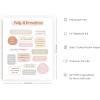 imageHAUS AND HUES Mental Health Poster  Mental Health Wall Art Psychology Posters for Therapist Office Mindfulness Posters Recovery Poster School Psychologist Gifts Unframed 16x20Daily Affirmations