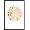imageHAUS AND HUES Motivational Posters for Office  Inspirational Quotes Wall Art Counselor Gifts Self Love Affirmations Positive Classroom Mindfulness Mental Health 16quot x 20quot Framed BeigeVirtues