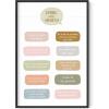 imageHAUS AND HUES Motivational Posters for Office  Inspirational Quotes Wall Art Counselor Gifts Self Love Affirmations Positive Classroom Mindfulness Mental Health 16quot x 20quot Framed BeigeCoping with Anxiety