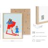 imageHAUS AND HUES Superwoman Art Print  12quotx16quot  Framed Beige
