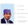 imageHAUS AND HUES The Office Dwight Schrute Poster TV Show Wall Art Funny Posters Merchandise Framed Beige 12x16Prison Mike