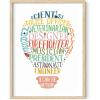 imageHAUS AND HUES Lightbulb Art Print  12quotx16quot  Framed Beige