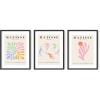 imageHAUS AND HUES Matisse Prints  Set of 3 Henri Matisse Wall Art Famous Artist Paintings Colorful Matisse Poster Impressionist Modern Art Unframed 16x20Pastel Matisse