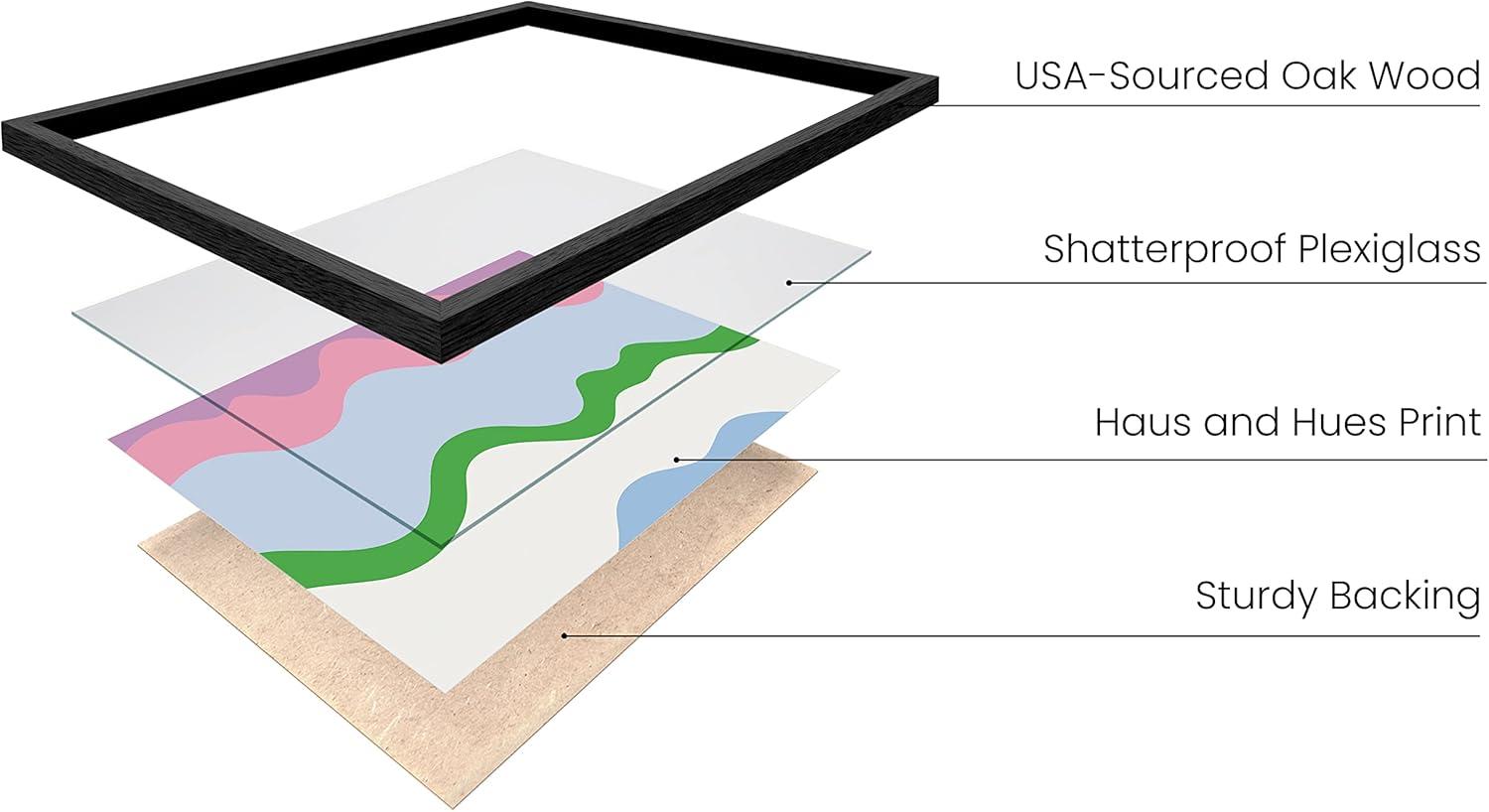 imageHAUS AND HUES Colorful Travel Wall Art  Set of 6 Framed Prints Trendy Preppy Room Decor Aesthetic Travel Posters Around the World Wall Decor Beige Frame 16x20Danish Pastel