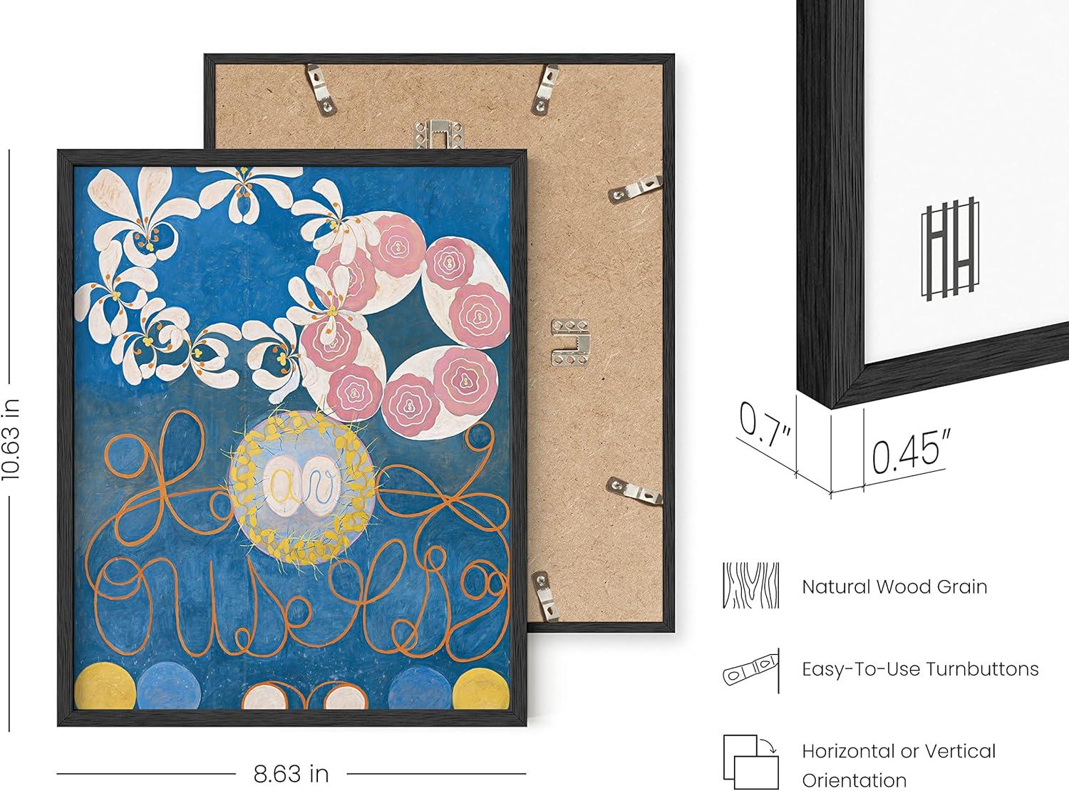 imageHAUS AND HUES Hilma Af Klint Wall Decor  Set of 6 Famous Art Prints Vintage Wall Prints Famous Paintings Wall Art Artist Posters For Room Aesthetic Geometric Wall Print 11x14 UnframedHilma Af Klint