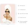imageHAUS AND HUES Audrey Hepburn Wall Art Vogue Wall Decor  Audrey Hepburn Poster Hollywood Wall Art  Famous Woman Art Prints Individual Black Frame 16x20Audrey