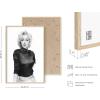 imageHAUS AND HUES Audrey Hepburn Wall Art Vogue Wall Decor  Audrey Hepburn Poster Hollywood Wall Art  Famous Woman Art Prints Individual Black Frame 16x20Marilyn