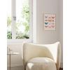 imageHAUS AND HUES Butterfly Picture Wall Decor  Aesthetic Poster for Room Yellow Wall Art Butterfly Print for Bedroom 16x20 UnframedButterfly Collage