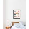 imageHAUS AND HUES Butterfly Picture Wall Decor  Aesthetic Poster for Room Yellow Wall Art Butterfly Print for Bedroom 16x20 UnframedButterfly Collage