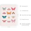 imageHAUS AND HUES Butterfly Picture Wall Decor  Aesthetic Poster for Room Yellow Wall Art Butterfly Print for Bedroom 16x20 UnframedButterfly Collage