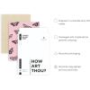 imageHAUS AND HUES Butterfly Picture Wall Decor  Aesthetic Poster for Room Yellow Wall Art Butterfly Print for Bedroom 16x20 UnframedPink Butterfly Collage