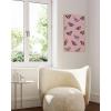 imageHAUS AND HUES Butterfly Picture Wall Decor  Aesthetic Poster for Room Yellow Wall Art Butterfly Print for Bedroom 16x20 UnframedPink Butterfly Collage