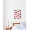 imageHAUS AND HUES Butterfly Picture Wall Decor  Aesthetic Poster for Room Yellow Wall Art Butterfly Print for Bedroom 16x20 UnframedPink Butterfly Collage