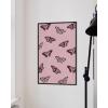 imageHAUS AND HUES Butterfly Picture Wall Decor  Aesthetic Poster for Room Yellow Wall Art Butterfly Print for Bedroom 16x20 UnframedPink Butterfly Collage
