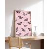 imageHAUS AND HUES Butterfly Picture Wall Decor  Aesthetic Poster for Room Yellow Wall Art Butterfly Print for Bedroom 16x20 UnframedPink Butterfly Collage