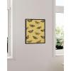 imageHAUS AND HUES Butterfly Picture Wall Decor  Aesthetic Poster for Room Yellow Wall Art Butterfly Print for Bedroom 16x20 UnframedYellow Butterflies