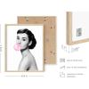 imageHAUS AND HUES Celebrity Pop Art Wall Decor  Set of 4 Fashion Wall Art  Audrey Hepburn Marilyn Monroe Grace Kelly Elizabeth Taylor Posters 8x10 Beige FramedBeige Framed