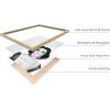 imageHAUS AND HUES Celebrity Pop Art Wall Decor  Set of 4 Fashion Wall Art  Audrey Hepburn Marilyn Monroe Grace Kelly Elizabeth Taylor Posters 8x10 Beige FramedBeige Framed
