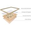 imageHAUS AND HUES Dandelion Wall Art  Vintage Botanical Print for Living Room Unframed 16x20Bicycle Patent