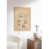 imageHAUS AND HUES Dandelion Wall Art  Vintage Botanical Print for Living Room Unframed 16x20Bicycle Patent