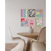 imageHAUS AND HUES Danish Pastel Gallery Wall Set of 611x14 Framed BlackDanish Pastel