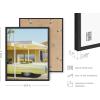 imageHAUS AND HUES Danish Pastel Gallery Wall Set of 611x14 Framed BlackPalm Springs