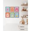 imageHAUS AND HUES Danish Pastel Gallery Wall Set of 611x14 Framed BlackParty
