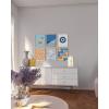 imageHAUS AND HUES Danish Pastel Gallery Wall Set of 611x14 Framed BlackSummer Gallery