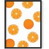 imageHAUS AND HUES Fruit Art Fruit Picture Wall Art  Kitchen Wall Decor Peach Art Peach Bathroom Decor Prints Wall Art for Kitchen Beige Frame 12x16Orange