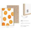 imageHAUS AND HUES Fruit Art Fruit Picture Wall Art  Kitchen Wall Decor Peach Art Peach Bathroom Decor Prints Wall Art for Kitchen Beige Frame 12x16Orange