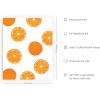 imageHAUS AND HUES Fruit Art Fruit Picture Wall Art  Kitchen Wall Decor Peach Art Peach Bathroom Decor Prints Wall Art for Kitchen Beige Frame 12x16Orange