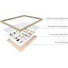 imageHAUS AND HUES Kids Alphabet Art Print  16quotx20quot  Framed Beige