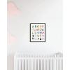 imageHAUS AND HUES Kids Alphabet Art Print  16quotx20quot  Framed Black