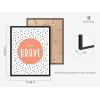 imageHAUS AND HUES Kids Aspirational Art Print Set of 611quotx14quot  Framed Black