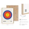 imageHAUS AND HUES Line Art Wall Decor  Set of 3 Minimalist Abstract Prints Neutral Modern Wall Art for Living Room Black Frame 24x36Bauhaus