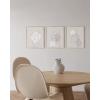 imageHAUS AND HUES Line Art Wall Decor  Set of 3 Minimalist Abstract Prints Neutral Modern Wall Art for Living Room Black Frame 24x36Gray Line Art