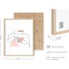 imageHAUS AND HUES Minimalist Abstract Line Art  Set of 6 Woman Painting Minimalistic Art Print Abstract Wall Art Minimal Art Bedroom Decor Pictures Aesthetic Minimalist Art Poster Beige Frame 16x20Abstract Line Art