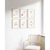 imageHAUS AND HUES Minimalist Abstract Line Art  Set of 6 Woman Painting Minimalistic Art Print Abstract Wall Art Minimal Art Bedroom Decor Pictures Aesthetic Minimalist Art Poster Beige Frame 16x20Abstract Line Art
