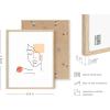 imageHAUS AND HUES Minimalist Abstract Line Art  Set of 6 Woman Painting Minimalistic Art Print Abstract Wall Art Minimal Art Bedroom Decor Pictures Aesthetic Minimalist Art Poster Beige Frame 16x20Abstract Line Art