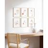 imageHAUS AND HUES Minimalist Abstract Line Art  Set of 6 Woman Painting Minimalistic Art Print Abstract Wall Art Minimal Art Bedroom Decor Pictures Aesthetic Minimalist Art Poster Beige Frame 16x20Abstract Line Art