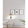 imageHAUS AND HUES Phases of the Moon Wall Decor  Set of 5 Moon Phases Prints Moon Phases Wall Art for Bedroom Moon Phase Transition Art  Black Framed 16x203 Phases
