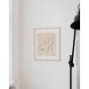 imageHAUS AND HUES Picasso Abstract Woman Wall Art  Minimalist Line Art Aesthetic Line Art Picasso Woman Face Poster for Living Room Dorm Room and Office Interiors Beige Frame 24x36Picasso Silhouette