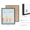imageHAUS AND HUES Preppy Wall Art  Set of 6 Pink Posters for Room Aesthetic Dorm Decor Bedroom Wall Art Cute Unframed 11x14Travel Gallery